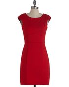 ModCloth Directors Cut-out Dress - Lyst