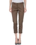 Mauro Grifoni 3/4 Length Trousers - Lyst