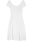 Collette By Collette Dinnigan Embroidered Cotton Dress - Lyst