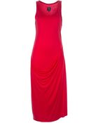 McQ by Alexander McQueen Draped Dress - Lyst