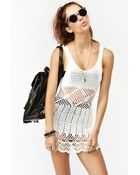 Nasty Gal Boardwalk Crochet Dress White - Lyst