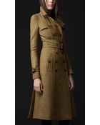 Burberry Prorsum Tailored Wool Trench Coat - Lyst