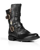 Fiorentini + Baker Black Fur Lined Boots - Lyst