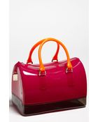 Furla Candy Rubber Satchel - Lyst