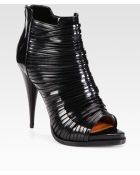 Givenchy Strappy Leather Platform Ankle Boots - Lyst