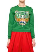 Kenzo Tiger Cotton Fleece Sweatshirt - Lyst