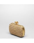 Bottega Veneta Oro Intreccio Metal Knot - Lyst