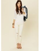 Free People Fp High Rise Skinny - Lyst