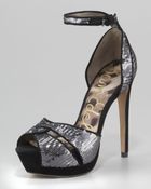 Sam Edelman Paisley Sequin Anklewrap Sandal - Lyst