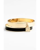 Ak Anne Klein Union Square Enamel Bangles - Lyst