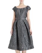 Barbara Tfank Floral Appliqué Dress - Lyst
