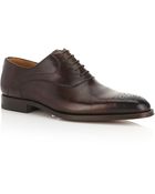Magnanni Leather Oxford Brogue - Lyst