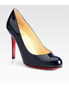 Christian Louboutin Simple 100 Patent Pumps - Lyst