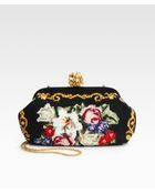 Dolce & Gabbana Miss Dea Crossstitch Clutch - Lyst