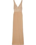 Rachel Gilbert Kaitlin Embellished Silk And Crepe Gown - Lyst