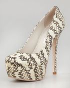 Alice + Olivia Larimore Platform Pump - Lyst