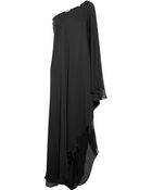 Halston Heritage One Shoulder Silk Gown - Lyst