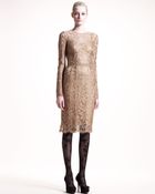 Dolce & Gabbana Longsleeve Lace Dress - Lyst