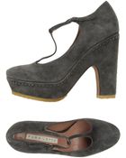 Pura Lopez Platform Pumps - Lyst