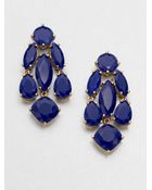 Kate Spade Faceted Cascade Earrings - Lyst