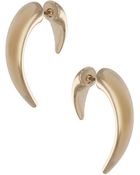 Topshop Double Curved Studs - Lyst