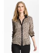 Lafayette 148 New York Haiden Silk Blouse - Lyst
