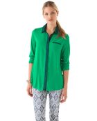 Free People Boyfriend Button Down Top - Lyst