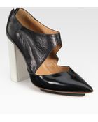 3.1 Phillip Lim Kadie Leather Cutout Pumps - Lyst