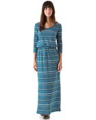 C&c California Tie Waist Maxi Dress - Lyst