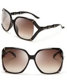 Gucci Oversized Rounded Square Sunglasses - Lyst