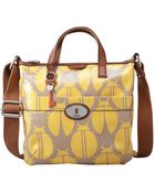 Fossil Vintage Keyper Coated Canvas Crossbody Bag - Lyst