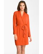 Natori Aphrodite Short Robe - Lyst