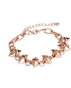 Asos Double Spike Bracelet - Lyst