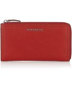 Givenchy Pandora Zip Around Wallet - Lyst