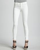 J Brand Mid- Rise Zip Skinny Jeans - Lyst