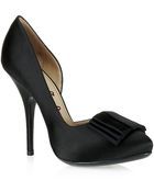Lanvin Bow Embellished Pumps - Lyst