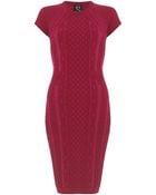 McQ by Alexander McQueen Burn Out Knit Dress - Lyst