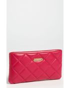 MICHAEL Michael Kors Webster Quilted Clutch - Lyst