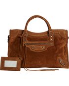 Balenciaga Baby Daim Classic City - Lyst