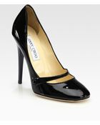 Jimmy Choo Taffy Patent Leather Pumps - Lyst