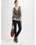 Marc By Marc Jacobs Odessa Belted Print Top - Lyst