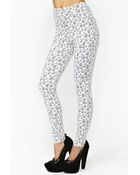 Nasty Gal Jordan Skinny Jeans Peace - Lyst