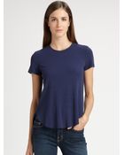 Theory Medea Rib Top - Lyst