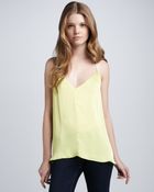 Elizabeth And James Pleated Back Tank - Lyst