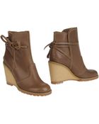 See By Chloé Ankle Boots - Lyst