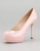 Saint Laurent Tribtoo Hidden Platform Pump - Lyst