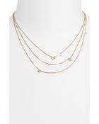 Bony Levy Three Row Diamond Necklace - Lyst