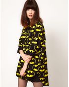Lazy Oaf X Batman Oversized Shirt in Bat Logo Print - Lyst