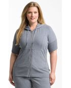 Zella Supersoft Short Sleeve Hoodie - Lyst