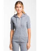 Zella Supersoft Short Sleeve Hoodie - Lyst